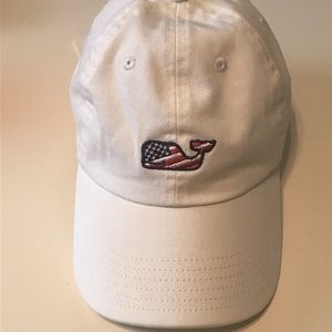 Vineyard Vines flag whale baseball hat